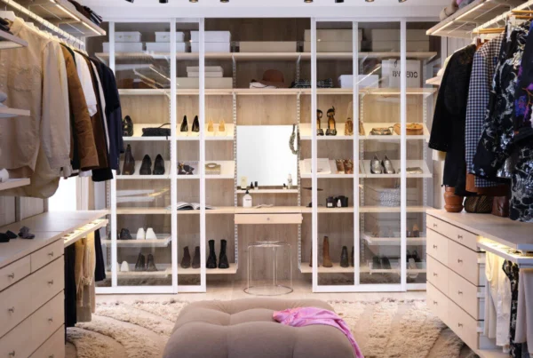 Elfa walk-in wardrobe system